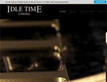 Tablet Screenshot of idletimecinema.com
